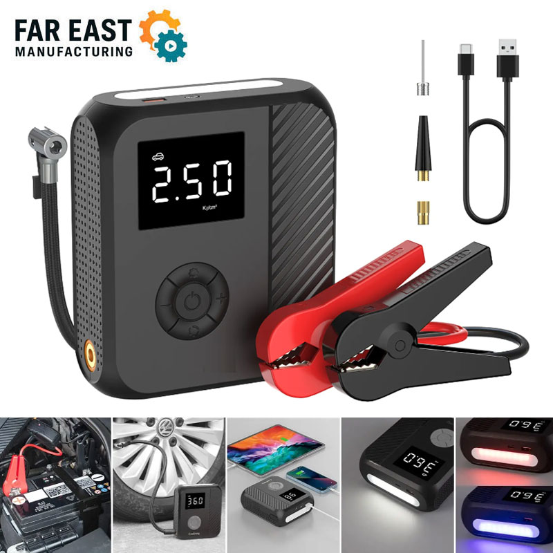 Jump Starter med luftkompressor